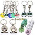 Coin Key Ring Trolley Token Metal Holder Trolley Token Coin Key Holders